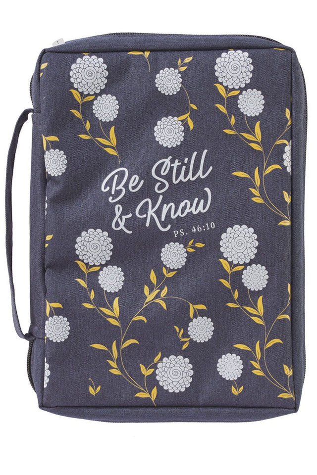 Be Still and Know Large Bible Cover - Wholesale Accessory Market