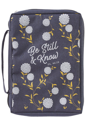 Be Still and Know Large Bible Cover - Wholesale Accessory Market