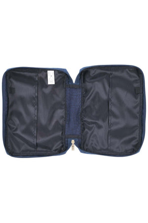 Done in Love Navy Floral Large Bible Cover - Wholesale Accessory Market