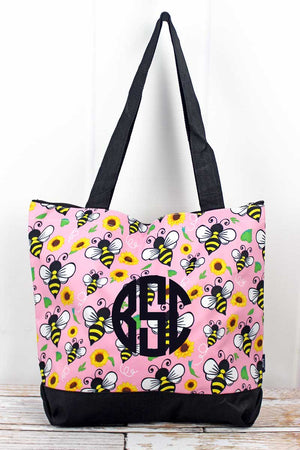 NGIL Busy Bee with Black Trim Tote Bag - Wholesale Accessory Market