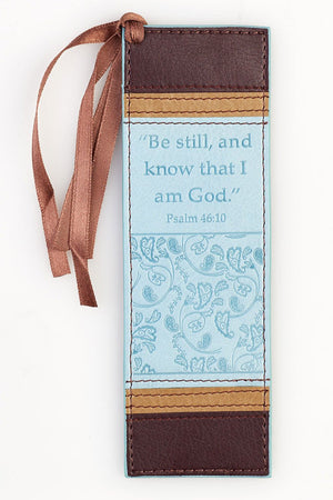 Psalm 46:10 'Be Still And Know' LuxLeather Page Marker - Wholesale Accessory Market