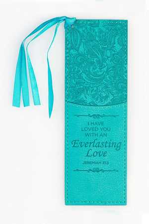 Jeremiah 31:3 'Everlasting Love' LuxLeather Page Marker - Wholesale Accessory Market