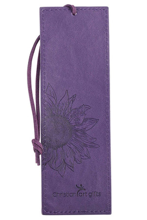 Strength & Dignity Purple LuxLeather Page Marker - Wholesale Accessory Market