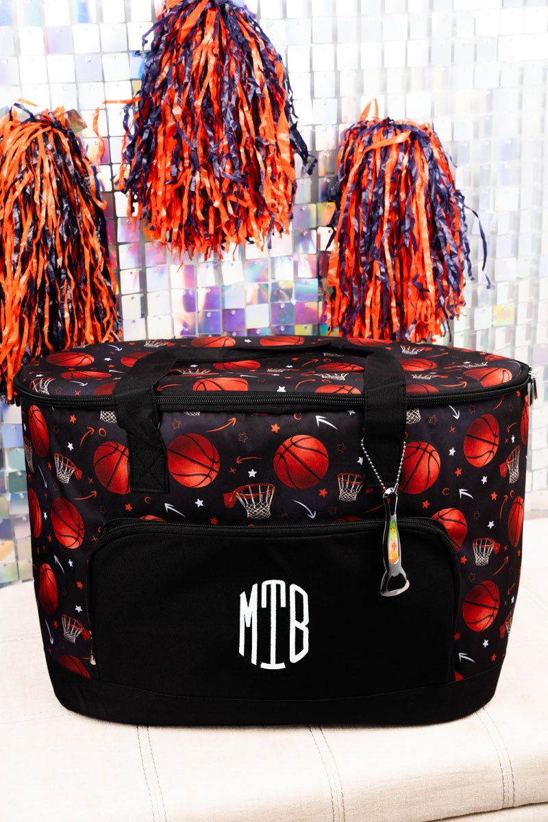 NGIL Shooting Hoops and Black Cooler Tote with Lid - Wholesale Accessory Market