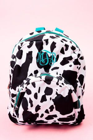 NGIL Deja Moo with Turquoise Trim Small Backpack - Wholesale Accessory Market