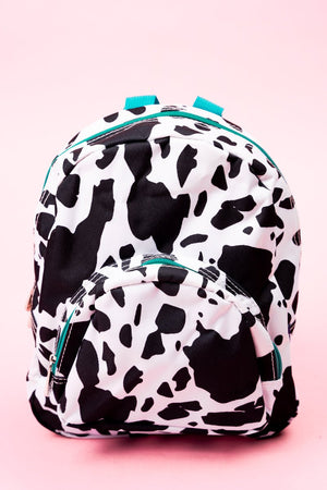 NGIL Deja Moo with Turquoise Trim Small Backpack - Wholesale Accessory Market
