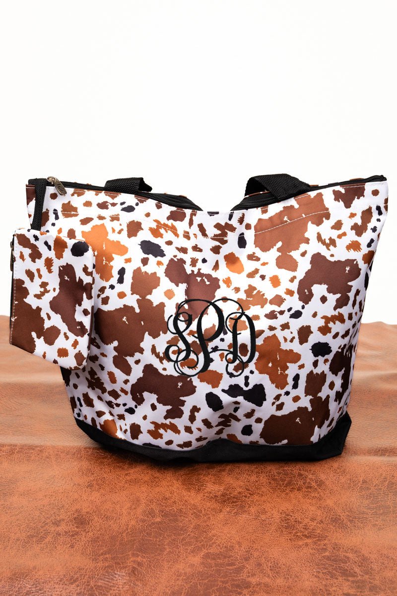 NGIL Caffe Moo-cha with Black Trim Tote Bag - Wholesale Accessory Market