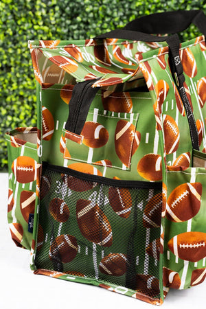 NGIL The Gridiron with Black Trim Large Organizer Tote - Wholesale Accessory Market
