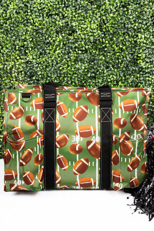 NGIL The Gridiron with Black Trim Large Organizer Tote - Wholesale Accessory Market