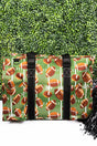 NGIL The Gridiron with Black Trim Large Organizer Tote - Wholesale Accessory Market