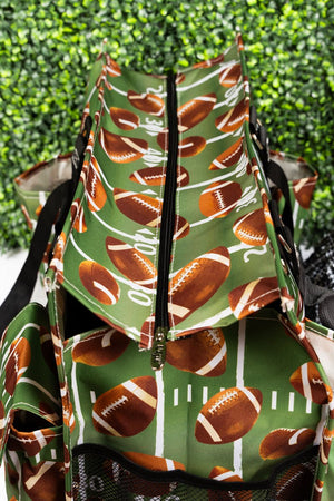NGIL The Gridiron with Black Trim Large Organizer Tote - Wholesale Accessory Market