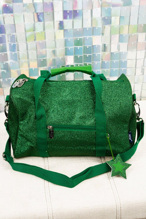 NGIL Green Glitz & Glam Petite Duffle Bag 12" - Wholesale Accessory Market