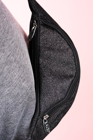 NGIL Black Glitz & Glam Fanny Pack - Wholesale Accessory Market