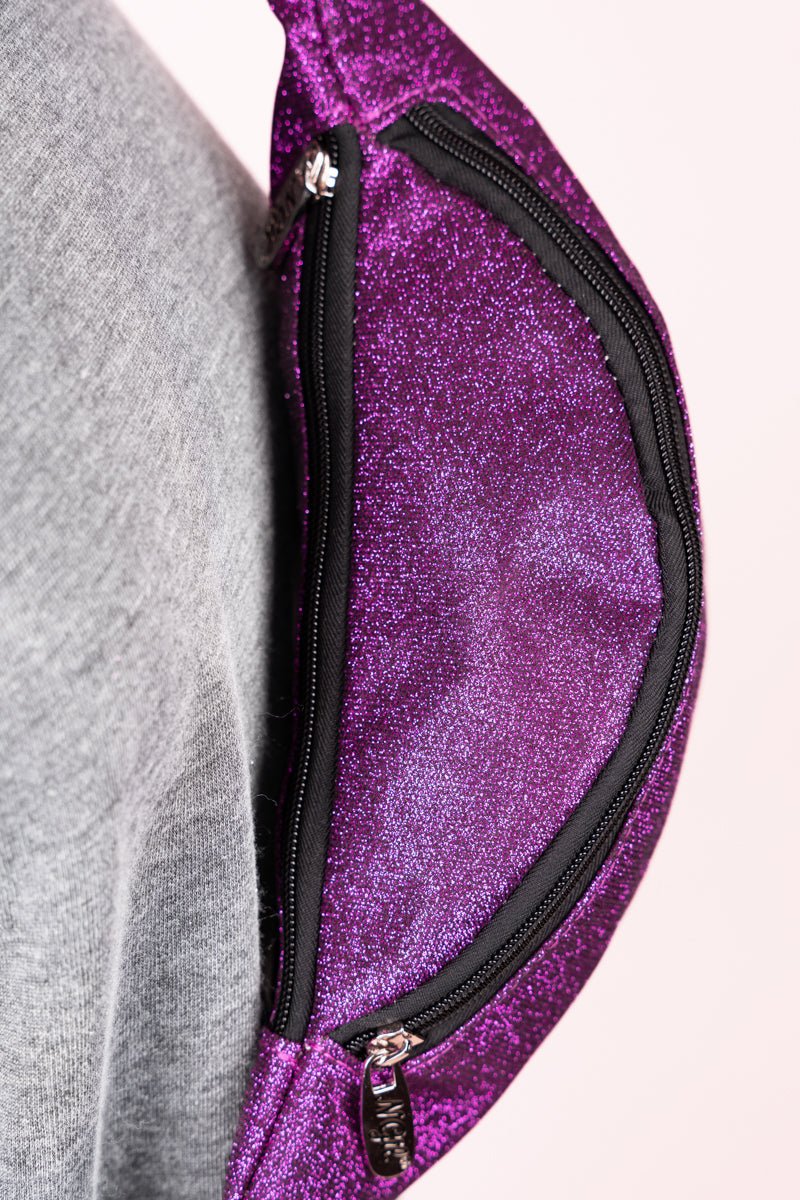 NGIL Purple Glitz & Glam Fanny Pack - Wholesale Accessory Market