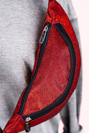 NGIL Red Glitz & Glam Fanny Pack - Wholesale Accessory Market