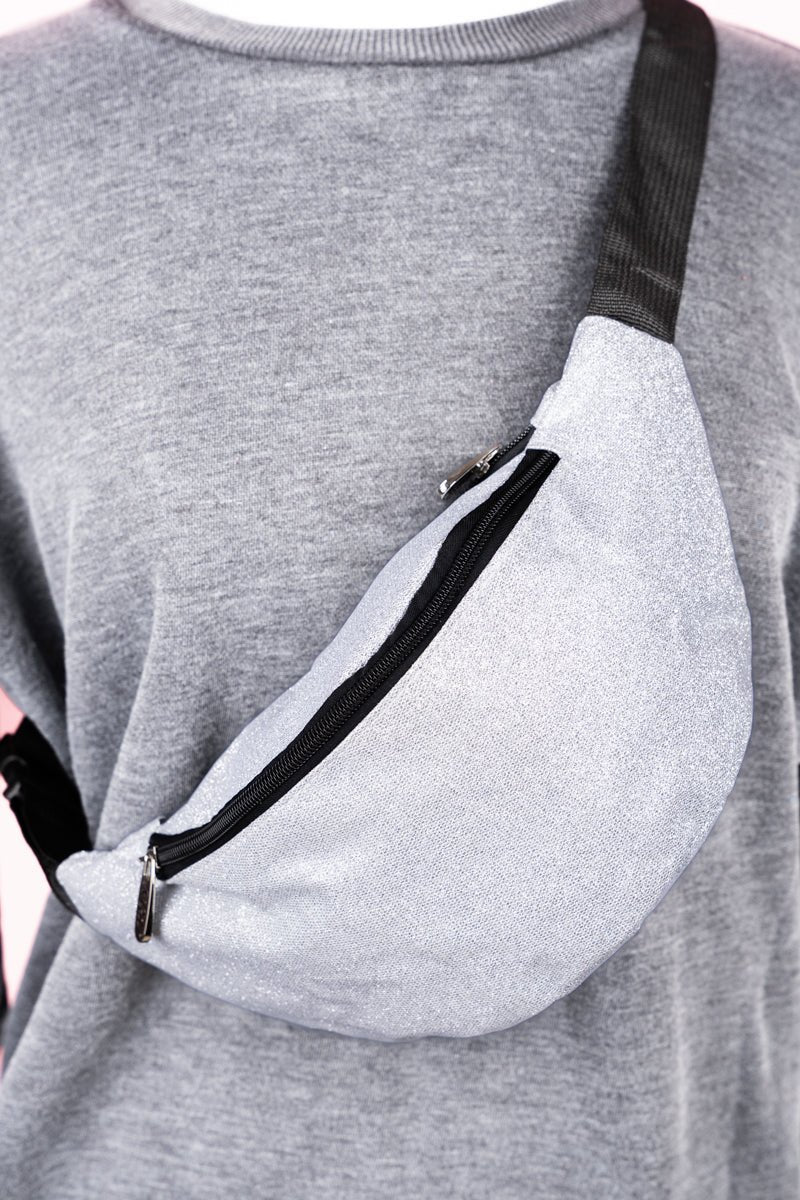 NGIL Silver Glitz & Glam Fanny Pack - Wholesale Accessory Market