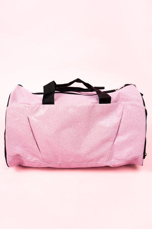 NGIL Pink Glitz & Glam Duffle Bag with Shoe Compartment - Wholesale Accessory Market