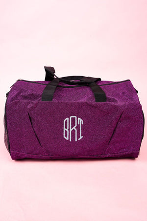 NGIL Purple Glitz & Glam Duffle Bag with Shoe Compartment - Wholesale Accessory Market