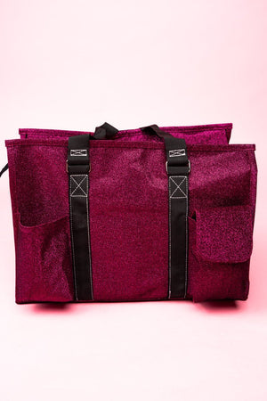 NGIL Hot Pink Glitz & Glam Get Organized Tote - Wholesale Accessory Market