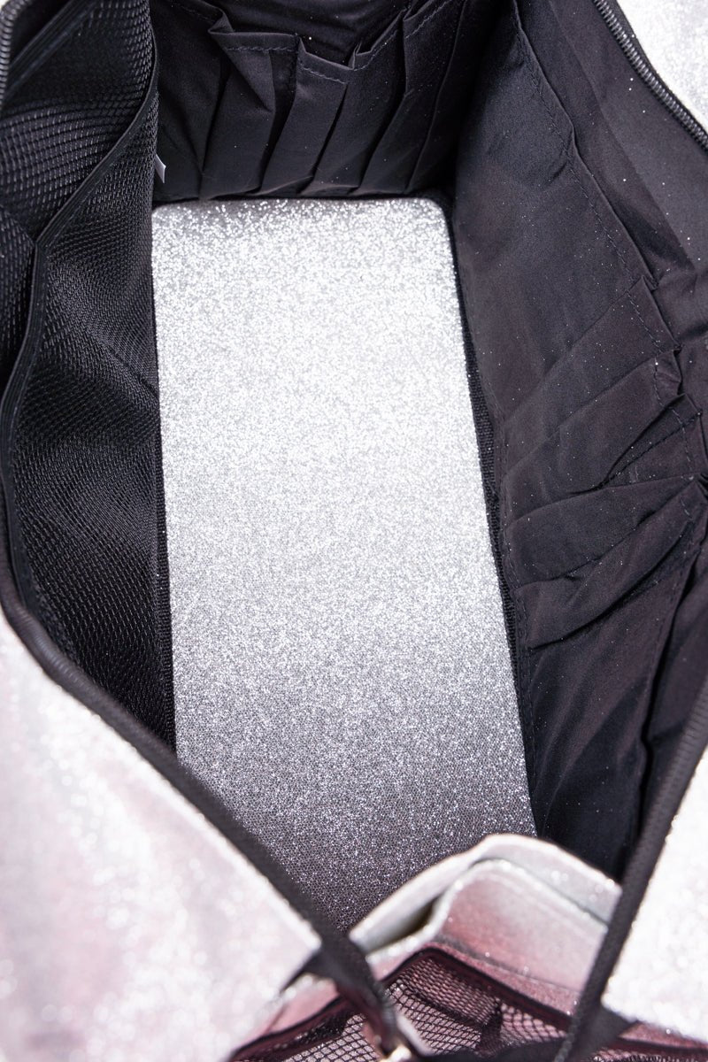 NGIL Silver Glitz & Glam Get Organized Tote - Wholesale Accessory Market