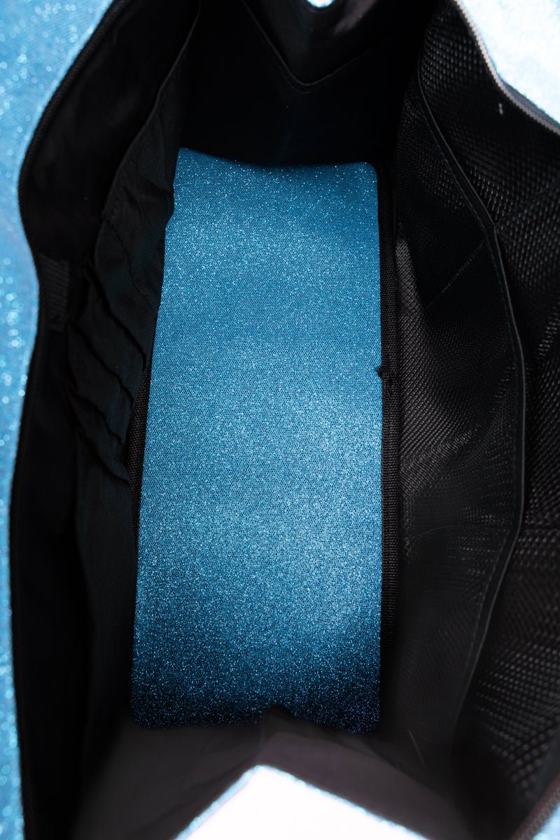 NGIL Turquoise Glitz & Glam Get Organized Tote - Wholesale Accessory Market