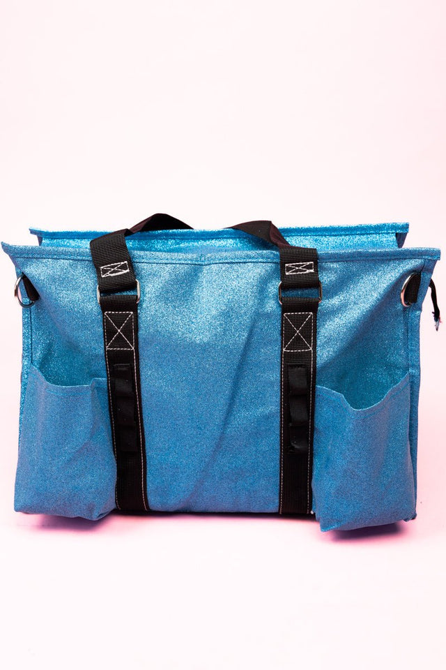 NGIL Turquoise Glitz & Glam Get Organized Tote - Wholesale Accessory Market