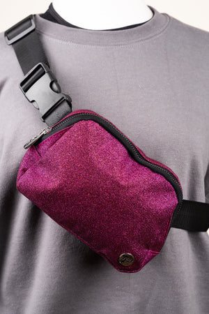 NGIL Hot Pink Glitz & Glam Brooklyn Belt Bag - Wholesale Accessory Market