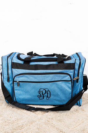 NGIL Turquoise Glitz & Glam Duffle Bag 20" - Wholesale Accessory Market