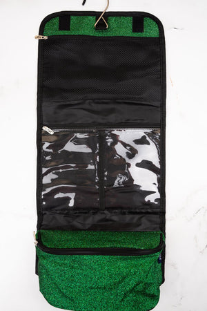NGIL Green Glitz & Glam Roll Up Cosmetic Bag - Wholesale Accessory Market