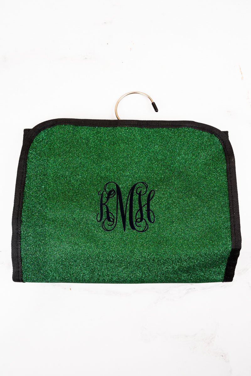 NGIL Green Glitz & Glam Roll Up Cosmetic Bag - Wholesale Accessory Market