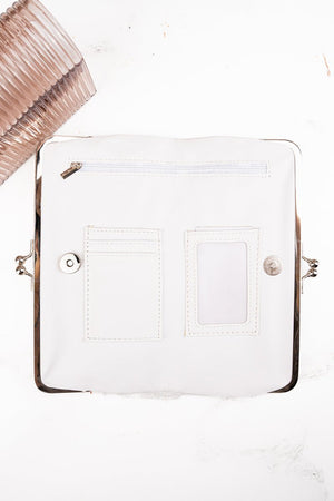 NGIL Twice as Nice Clutch Wallet in White - Wholesale Accessory Market