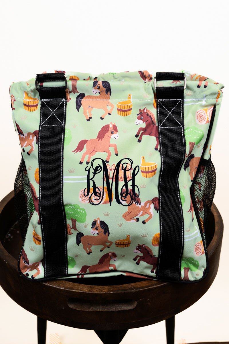 NGIL Pony Up Mini Collapsible Haul-It-All Basket with Mesh Pockets - Wholesale Accessory Market