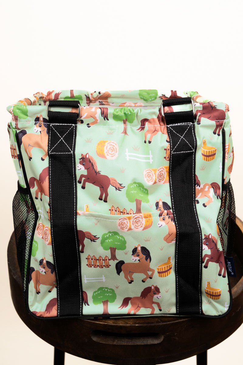 NGIL Pony Up Mini Collapsible Haul-It-All Basket with Mesh Pockets - Wholesale Accessory Market