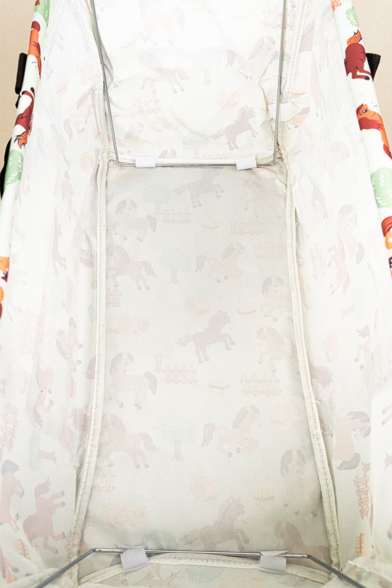 NGIL Pony Up Collapsible Haul-It-All Basket with Mesh Pockets - Wholesale Accessory Market