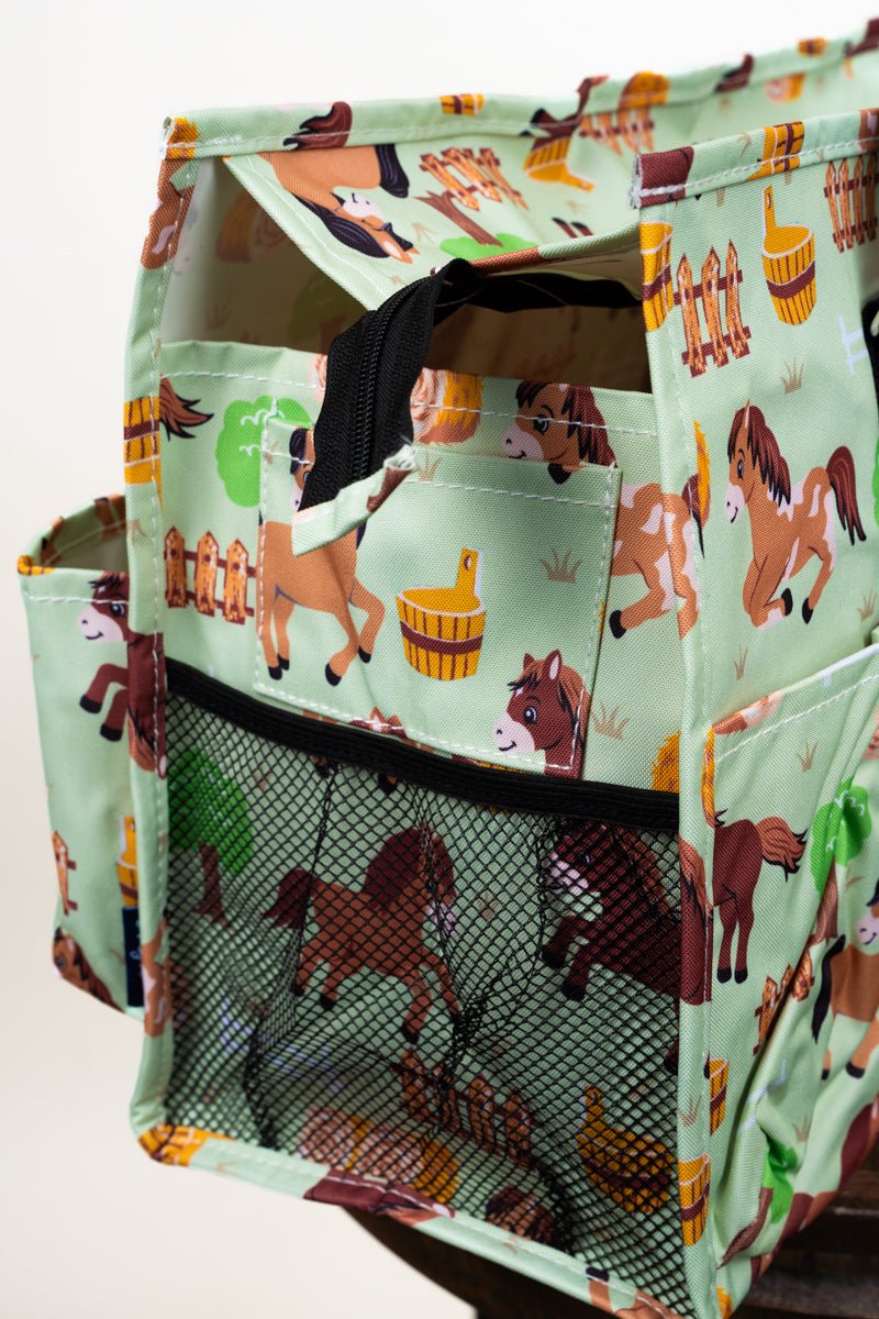 NGIL Pony Up Utility Tote with Black Trim - Wholesale Accessory Market