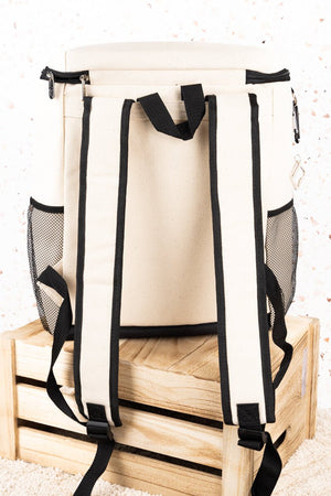 NGIL Canvas with Black Trim Cooler Backpack - Wholesale Accessory Market