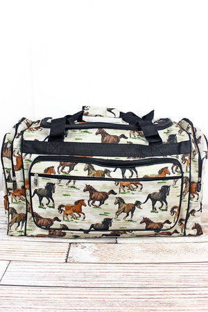 NGIL Wild Horses Duffle Bag 23" - Wholesale Accessory Market