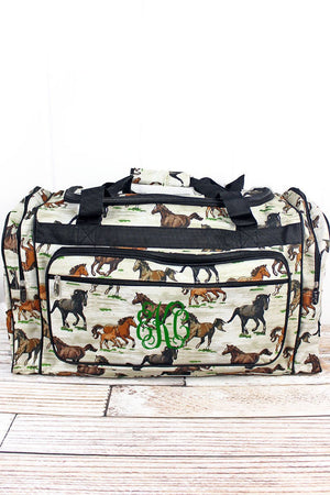 NGIL Wild Horses Duffle Bag 23" - Wholesale Accessory Market