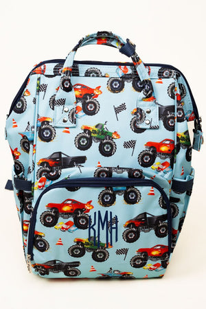 NGIL Monster Truck Rally Diaper Bag Backpack - Wholesale Accessory Market