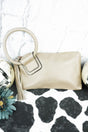 NGIL Gold Faux Leather Bangle Clutch - Wholesale Accessory Market