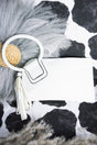 NGIL White Faux Leather Bangle Clutch - Wholesale Accessory Market