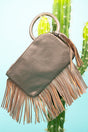 NGIL Bronze Fairleigh Fringe Bangle Clutch - Wholesale Accessory Market