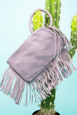 NGIL Violet Fairleigh Fringe Bangle Clutch - Wholesale Accessory Market