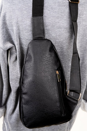NGIL Black Small Rylee Sling Bag - Wholesale Accessory Market