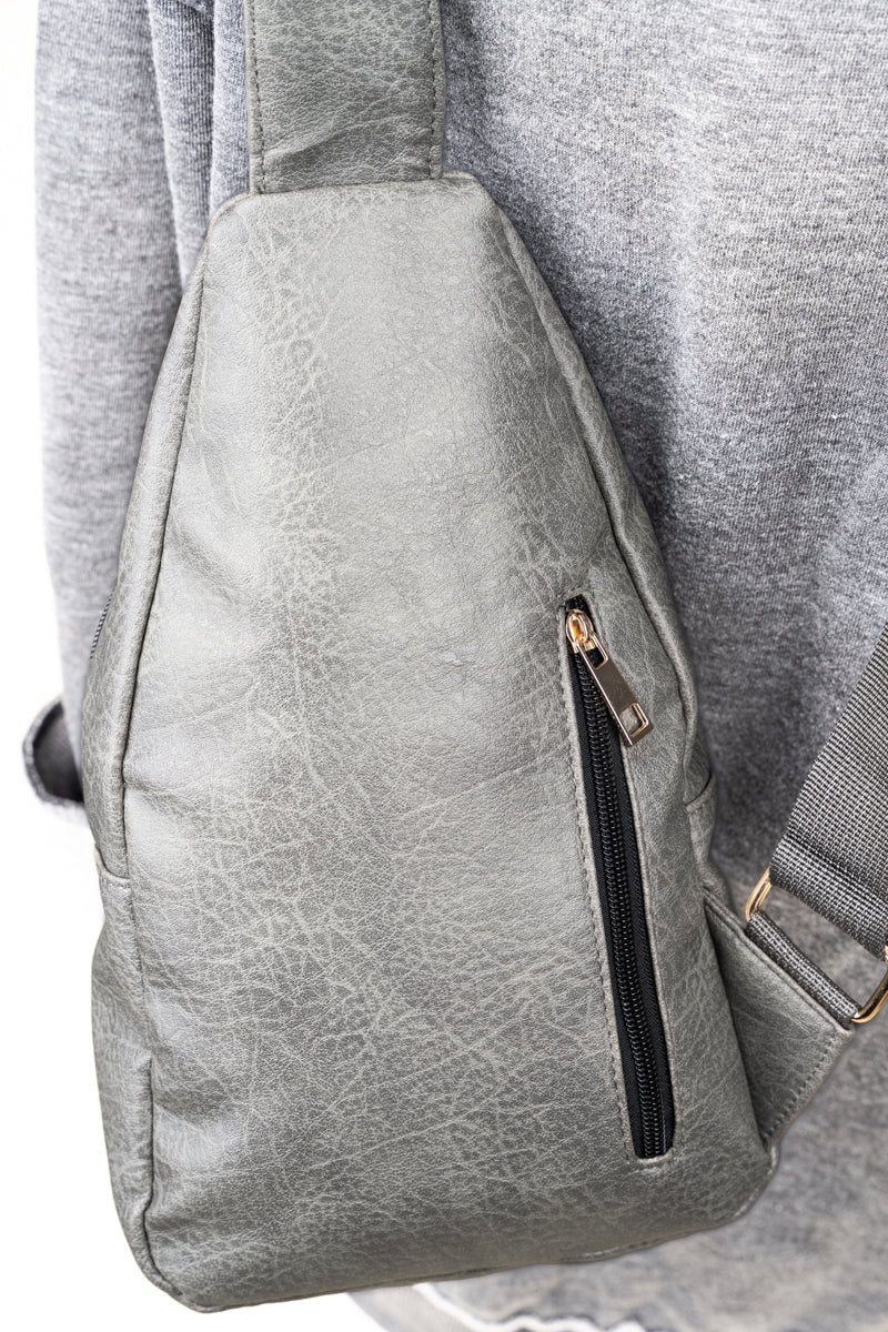 NGIL Dark Gray Small Rylee Sling Bag - Wholesale Accessory Market