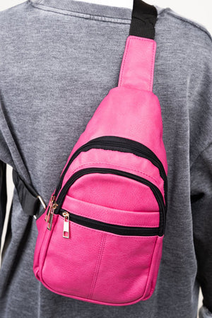 NGIL Hot Pink Small Rylee Sling Bag - Wholesale Accessory Market