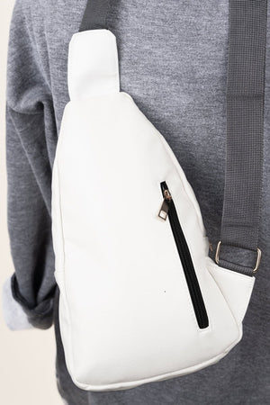 NGIL White Small Rylee Sling Bag - Wholesale Accessory Market