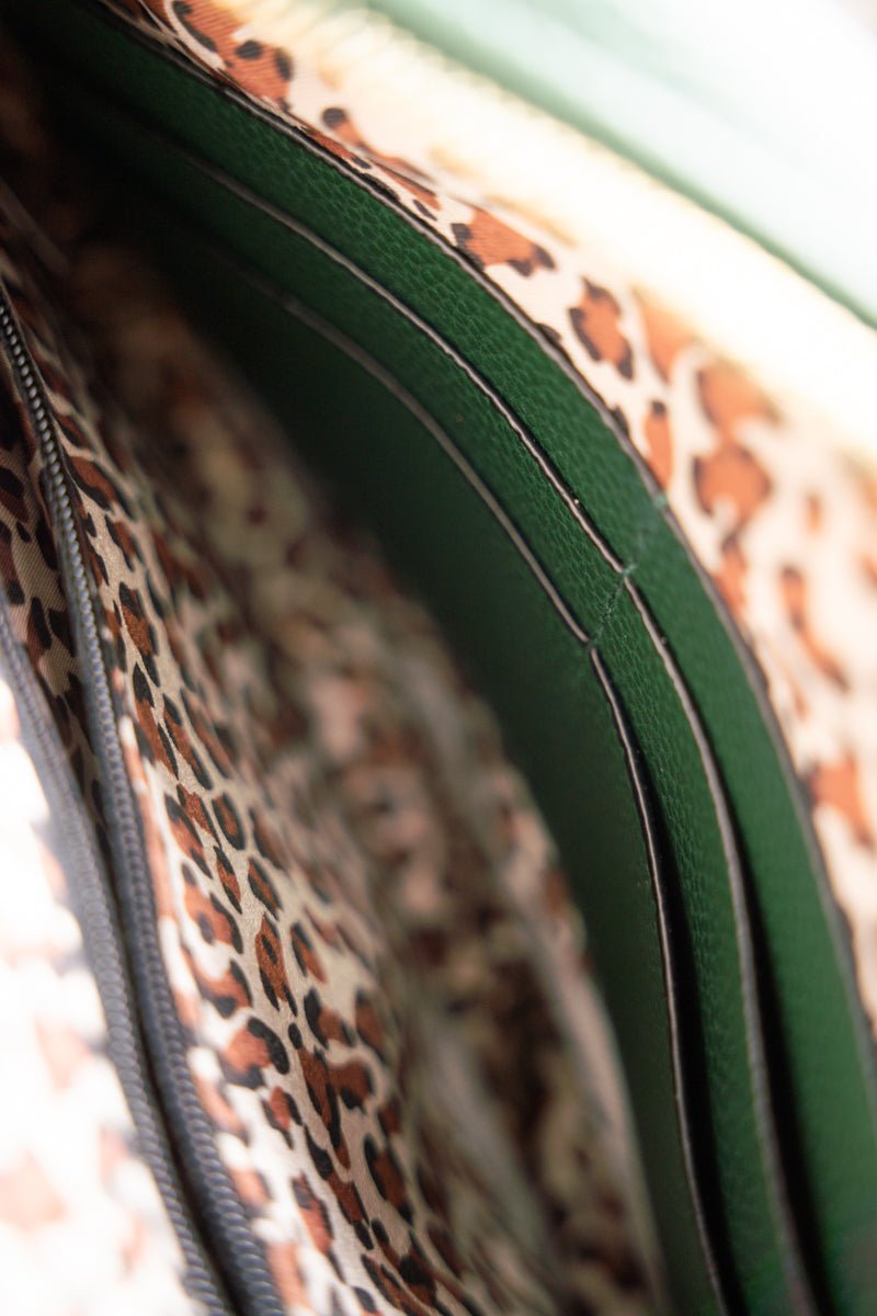 Green Faux Leather Elly Crossbody | Wholesale Accessory Market