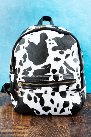 NGIL Deja Moo Faux Leather Small Backpack - Wholesale Accessory Market
