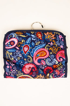 NGIL Paisley Pizzazz Roll Up Cosmetic Bag - Wholesale Accessory Market
